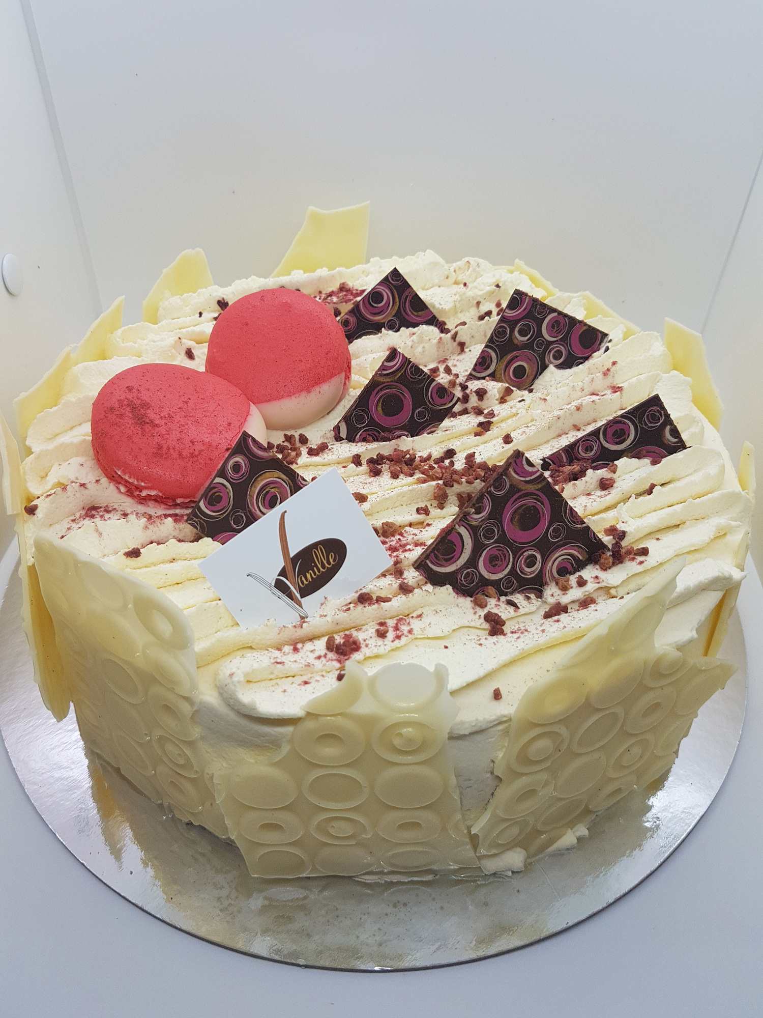 Vanilla & Raspberry Sponge Vanille Bistro Cafe Pakenham